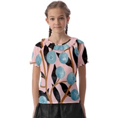 Fruits Kids  Frill Chiffon Blouse