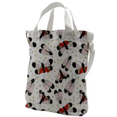 Butterfly Canvas Messenger Bag by Sparkle