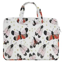 Butterfly Macbook Pro 16  Double Pocket Laptop Bag  by Sparkle