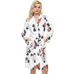 Butterfly Long Sleeve Velour Robe by Sparkle