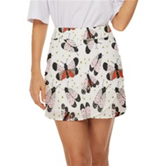 Butterfly Mini Front Wrap Skirt by Sparkle