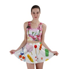 Summer-fair-food-goldfish Copy Copy Mini Skirt by Nexatart