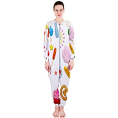 Summer-fair-food-goldfish Copy Copy Onepiece Jumpsuit (ladies)