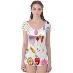 Summer-fair-food-goldfish Copy Copy Boyleg Leotard  by Nexatart