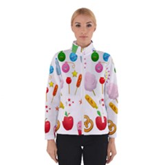 Summer-fair-food-goldfish Copy Copy Women s Bomber Jacket