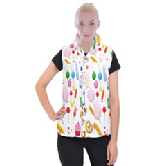 Summer-fair-food-goldfish Copy Copy Women s Button Up Vest