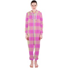 Pink Tartan 4 Hooded Jumpsuit (ladies)