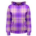 Pink Tartan 6 Women s Pullover Hoodie View1