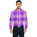 Pink Tartan 6 Men s Long Sleeve  Shirt View1