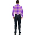 Pink Tartan 6 Men s Long Sleeve  Shirt View2