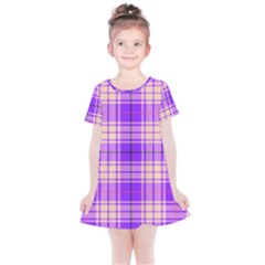 Pink Tartan 6 Kids  Simple Cotton Dress by tartantotartanspink