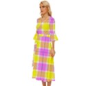 Pink Tartan-8 Midsummer Wrap Dress View2