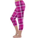 Pink Tartan-9 Capri Winter Leggings  View2