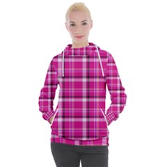 Pink Tartan-9 Women s Hooded Pullover by tartantotartanspink