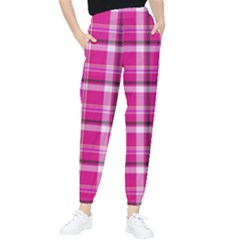 Pink Tartan-9 Tapered Pants