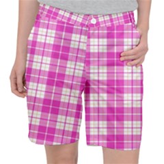 Pink Tartan Pocket Shorts