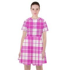 Pink Tartan Sailor Dress