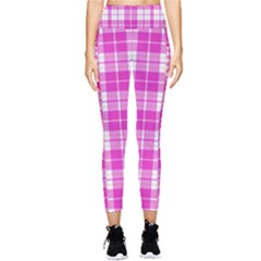 Pink Tartan Pocket Leggings 