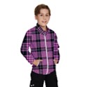 Pink Tartan 3 Kids  Windbreaker View1