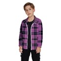 Pink Tartan 3 Kids  Windbreaker View2