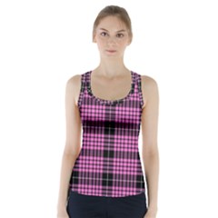 Pink Tartan 3 Racer Back Sports Top by tartantotartanspink