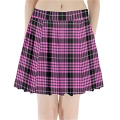 Pink Tartan 3 Pleated Mini Skirt by tartantotartanspink