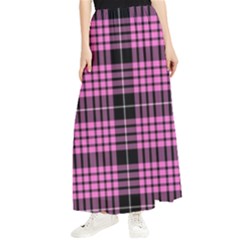 Pink Tartan 3 Maxi Chiffon Skirt by tartantotartanspink