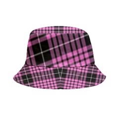 Pink Tartan 3 Inside Out Bucket Hat by tartantotartanspink