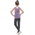 Pink Tartan 5 Kids  Sleeveless Hoodie View2