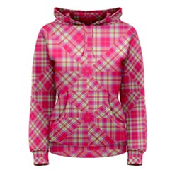 Pink Tartan-10 Women s Pullover Hoodie