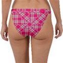 Pink Tartan-10 Band Bikini Bottom View2