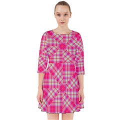 Pink Tartan-10 Smock Dress by tartantotartanspink