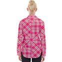 Pink Tartan-10 Womens Long Sleeve Shirt View2