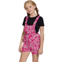 Pink Tartan-10 Kids  Short Overalls View2