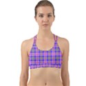 Tartan Purple Back Web Sports Bra View1