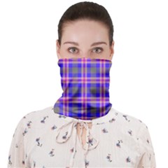 Tartan Purple Face Covering Bandana (adult)