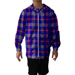 Tartan 2 Kids  Hooded Windbreaker