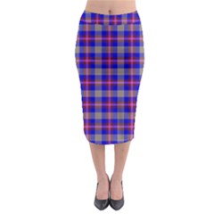 Tartan 2 Midi Pencil Skirt by tartantotartanspink