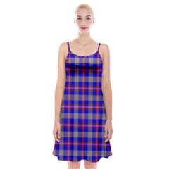 Tartan 2 Spaghetti Strap Velvet Dress