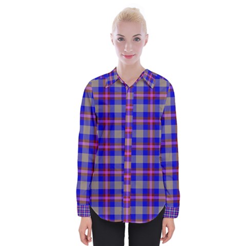 Tartan 2 Womens Long Sleeve Shirt by tartantotartanspink