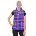 Tartan 2 Women s Button Up Vest View1