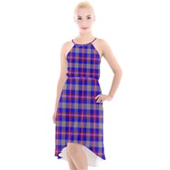 Tartan 2 High-low Halter Chiffon Dress  by tartantotartanspink