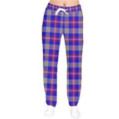 Tartan 2 Women Velvet Drawstring Pants