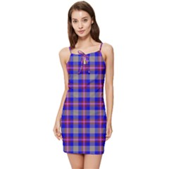 Tartan 2 Summer Tie Front Dress by tartantotartanspink