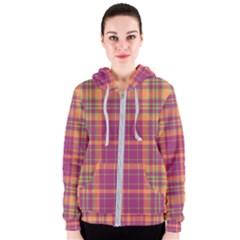 Tartan 9 Women s Zipper Hoodie