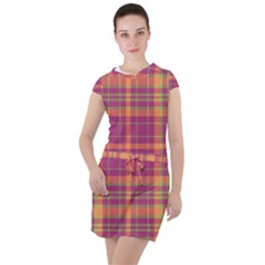 Tartan 9 Drawstring Hooded Dress by tartantotartanspink