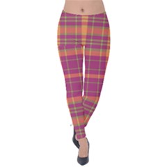 Tartan 9 Velvet Leggings