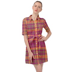 Tartan 9 Belted Shirt Dress by tartantotartanspink