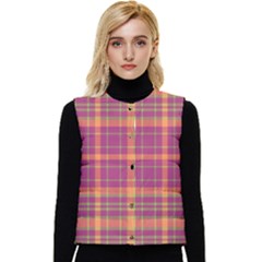 Tartan 9 Women s Short Button Up Puffer Vest