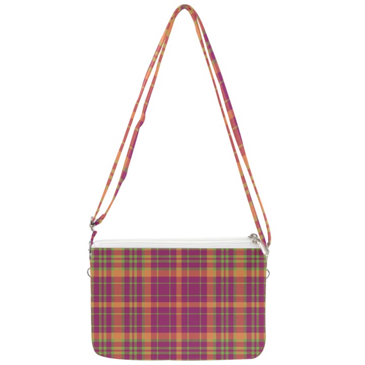 Tartan 9 Double Gusset Crossbody Bag